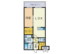 コンフォートフサの物件間取画像